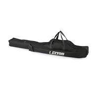 Lixada 100 cm/150 cm Borse da pesca versatili pieghevoli borsa da canna da pesca, borse con cerniera, borse portatasche (nero-100 cm)