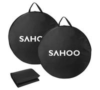 Lixada 2 Pezzi Borsa per Bici Custodia per Il Trasporto di Biciclette Borse Porta-Ruote Singola per Ruota da 69 cm/27,2 Pollici Mountain Bike da Strada MTB