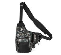 Lixada 32 x 39 x 12 cm, borsa da pesca, borsa da pesca, borse per attrezzi, borsa da vita, multifunzione, sport all'aria aperta, campeggio, escursionismo, alpinismo