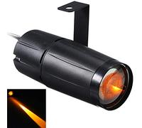 Lixada 3W LED Pinspot Luce, Unico Fascio di Luce Luci Discoteca, Apparecchio di Illuminazione per la Festa di Natale Home Decoration Bar Club Pub DJ Show Concert/Mood Lights,7 Colori Diversi