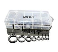 Lixada Kit riparazione anelli per canna da pesca Spinning Top – 75 pezzi, vari formati