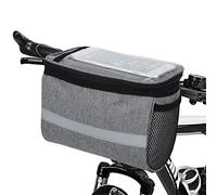 Lixada Bicicletta Anteriore Borsa, MTB Bicicletta Manubrio Borsa Cestino Borsa Riflet