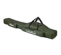 Lixada Borsa da Pesca 3 Strati con Tracolla 90cm/120cm/150cm Portatile Custodia per Canna da Pesca Pieghevole Resistente allo Strappo Durevole Rod Reel Bag