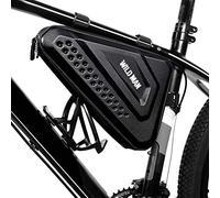 Lixada Borsa triangolare per bicicletta, impermeabile, borsa triangolare riflettente, con chiusura lampo su entrambi i lati, borsa a triangolo ideale per serratura della bicicletta, attrezzi