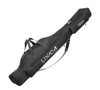Lixada Borse di Pesca Pesca Borsa Portatile Pieghevole Rod Reel Bag (Nero, 130cm)