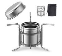 Lixada Bruciatore a spirito, fornello ad alcool, portatile, per esterni, mini fornello per escursionismo, barbecue, cucina, picnic, campeggio, sopravvivenza