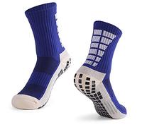 Lixada Calze da Calcio Cotone Anti Scivolo Traspirante Assorbimento degli Urti, Calze da Calcio Alte per Uomo Ragazzi 1 Paio/3 Paio