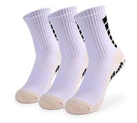 Lixada Calzini antiscivolo, 1 paio/3 paio/paio/traspiranti, resistenti all'usura, calzini sportivi da uomo/donna per calcio/pallacanestro/corsa a piedi/escursionismo, 3 coppie, Taglia Unica