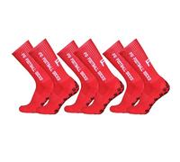 Lixada Calzini da calcio per bambini, da uomo, unisex, per sport all'aria aperta, a compressione, elasticizzati, sportivi, da calcio, antiscivolo, con manici, 3/6 paia (39-46)