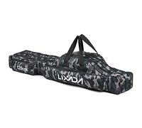 Lixada Custodia per canna da pesca a 3 strati Oxford Borsa portatile pieghevole per canna da pesca con mulinello da pesca (90 cm/120 cm/150 cm) (mimetico, 120 cm)