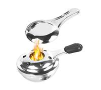 Lixada Fornello in acciaio inox, bruciatore per fonduta, mini bruciatore per alcool, per fonduta, da campeggio, da viaggio, per barbecue, da cucina
