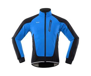Lixada Giacca da Ciclismo da Uomo Antivento Impermeabile con Multi Tasche Maglia da Bici Termico Cappotto della Bicicletta per MTB Moto Autunno Inverno in Esecuzione