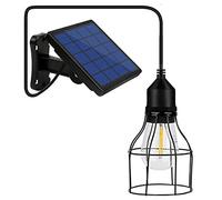 Lixada Lampada a Sospensione a Energia Alimentato ad Energia Solare IP65 Impermeabile E27 Luce Sensibile per Il Giardino Terrazza Balcone Paesaggio