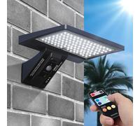 Lixada Lampade Solari Esterne, Lampada Solare Outdoor 4 Modalità IP67 Impermeabile, Proiettore Solare con Detector di Movimento, Solare Esterno per Giardino, Garage, Porta di Casa