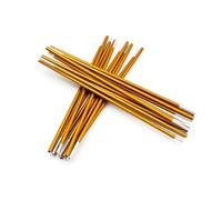 Lixada Sostituzione Pali Tenda, Pali per Tende da Campeggio Pali per Tende in Alluminio Leggero da 7,9 mm migliorati Pali di Ricambio Dorati da 2 Pezzi Retrattili Supporto per Esterni Durevole