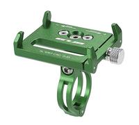 Lixada Universale Supporto per Telefono Regolabile Bici di Supporto GPS Staffa Cradle Clamp per Mountain Bike (Verde)