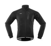 Lixada Uomini Ciclismo Giacca Impermeabile Antivento Termico Pile Ciclismo Jersey MTB Bicicletta Equitazione Corsa Autunno Inverno Giacca Cappotto Adatto per Ciclismo Corsa Alpinismo