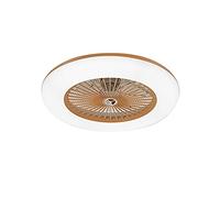 Lixada Ventilatore a soffitto con illuminazione Luce a LED con telecomando Senza batteria 36W Moderna lampada da soffitto a LED per camera da letto, soggiorno, sala da pranzo (Oro)