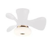 Lixada,Ventilatore da soffitto a LED con illuminazione, 30 W, super silenzioso, con luce, 3 temperature di colore e 6 velocità del vento selezionabili, soggiorno, sala da pranzo