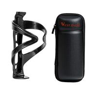 Lixada Water Bottle Cage with Tool Bag, Bicycle Cup Holder for MTB Bike for Cycling Tools Water Bottle Cage