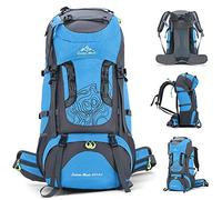 Lixada Zaino da trekking da 50 L/70 L per uomo e donna, con copertura antipioggia, grande capacità, leggero, per escursionismo, ciclismo, arrampicata, alpinismo e viaggi, sport