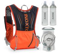 Lixada Zaino Idratazione 5L Zaino Running Leggero Zaino da Corsa Donna Uomo,Zaino Acqua Unisex Adulto con 1 Sacca d'Acqua da 1,5 Litri e 2 Bottiglie d'Acqua Morbida da 450 ml