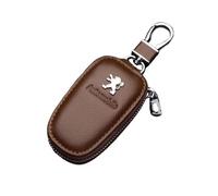 LIXIASM Portachiavo Auto per Peugeot 2008 II Active/2008 GT/2008 Active Business 2019-2024, Cover Guscio Custodia in Pelle con Portachiavi per Uomini e Donne,C