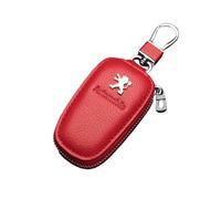LIXIASM Portachiavo Auto per Peugeot 2008 II Active/2008 GT/2008 Active Business 2019-2024, Cover Guscio Custodia in Pelle con Portachiavi per Uomini e Donne,E