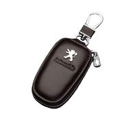 LIXIASM Portachiavo Auto per Peugeot 2008 II Active/2008 GT/2008 Active Business 2019-2024, Cover Guscio Custodia in Pelle con Portachiavi per Uomini e Donne,A