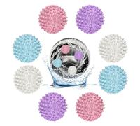 Lixiluxia 8 pezzi Palline per Asciugatrice, Palle Lavatrice, Sfere Asciugatrici, Sfera Palla Asciugabiancheria, Dryer Balls Riutilizzabili, Naturale Antistatica Velocizza Asciugatura