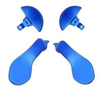 LiXiongBao 4PCS Paddle Posteriori in Metallo per PS5 DualSense Edge Controller, Ricambi Intercambiabili per PS5 DualSense Edge Wireless Controller (Blu)