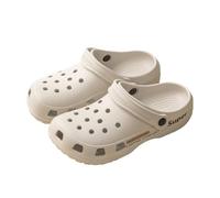 LIXIONGQUANLAL Bathroom slippers， Ciabatte da spiaggia in EVA da uomo e da donna - Scarpe estive leggere da grotta,House slippers(Khaki,40 EU)