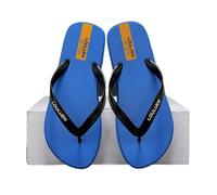 LIXIONGQUANLAL Bathroom slippers， Ciabatte estive rinfrescanti da uomo - Ciabatte da esterno in gomma traspiranti,House slippers(Blue,41 EU)