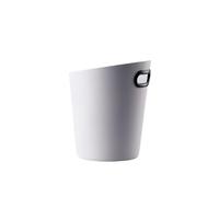 LIXIONGQUANLAL Ice Bucket， Secchiello for Ghiaccio in Acciaio Inossidabile con Bocca inclinata, Bar, fusti di Birra for la casa,Drink Buckets(White)
