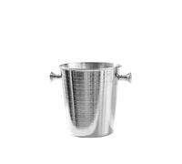 LIXIONGQUANLAL Ice Bucket， Secchiello for Ghiaccio in Acciaio Inossidabile Dorato, Secchiello for Vino e Ghiaccio for Feste in casa,Drink Buckets(Silver,L)