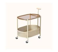 LIXIONGQUANLAL Side Table, Tavolino Laterale Mobile con Ruote - Carrello Porta caffè Rimovibile for Soggiorno, Balcone e Comodino,Nightstand