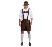 Lixir - Labbra colorate medievali da uomo, per feste di birra, feste, spettacoli sul palcoscenico, abbigliamento, fascia per la schiena, per cosplay, costumi sexy, caffè, L