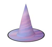 LIXLZH arcobaleno cielo e luna Stampa Cappello Forniture per feste Accessori per costumi Maghi Masquerade Cappello di Halloween Cappello a punta