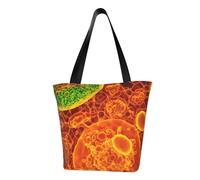 LIXLZH Cellule eucariotiche aderenti viste attraverso un microscopio Stampa Multifunzionale Tote Zaini per le donne Lavoro Viaggi Shopping Borse Borsa a tracolla, Nero, Taglia Unica, Nero, One Size