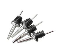 LIXSAZSE 1 PZ/4 PZ Tappo di Bottiglia di Vino Resistente All'usura Bar Bottiglia Vino Beccuccio Versatore Smoother Dumping con Tubo Guida Ugello del, 4 pezzi