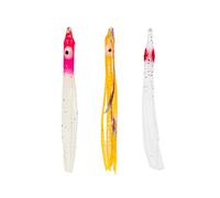 LIXSAZSE 10 pz Artificiale Calamari Esche per Octopus Lure Luminoso Impermeabile Resistente all'Usura Attrezzatura Affrontare per l'Utilizzo di Seduzione