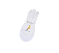 LIXSAZSE 2 pezzi/set calzini da barca sottili trasparenti da donna dettagli importanti per l'uso quotidiano calzini invisibili leggeri e traspiranti con tacco, bianco