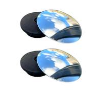 LIXSAZSE 3 pezzi/set Specchio per auto Migliora Keplins Convesso 3x Vista HD grandangolare a 360 ° per Blindspot per specchietto laterale in vetro per auto