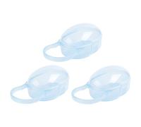 LIXSAZSE 3 pz/set Comoda Scatola di Immagazzinaggio Del Ciuccio Sicuro E Non Tossico Da Viaggio PP Bambino Tettarelle Da Biberon Custodia Ciuccio Scatole Dummy Case