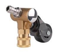 LIXSAZSE Accessorio per idropulitrice sotto l'auto con attacco rapido e resistente. Con attacco rapido standard da 1/4 di pollice. Adatto alla maggior parte delle idropulitrici