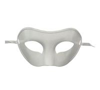 LIXSAZSE Antico Carnevale Decorativo Nascondi Prom Tinta Unita Masquerade Ladies Ball Party Dance Decorazione per Halloween, bianco