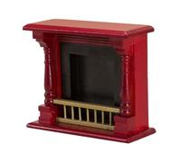 LIXSAZSE Arredamento per la casa delle bambole: un caminetto in miniatura è indispensabile per arricchire le avventure di gioco dei bambini, creando scene di per la casa