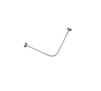 LIXSAZSE Asta per tenda da doccia regolabile Asta per abiti estensibile per vasca da bagno domestica, 70 cm-95 cm