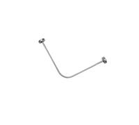 LIXSAZSE Asta per tenda da doccia regolabile Asta per abiti estensibile per vasca da bagno domestica, 110 cm-140 cm