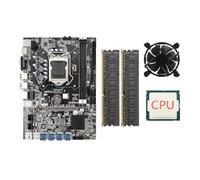 LIXSAZSE B75 Scheda Madre Del Computer Set VGA SATA MSATA 16GB Massima RAM Scheda Mining Schede Madri PC Desktop Miner Equipment